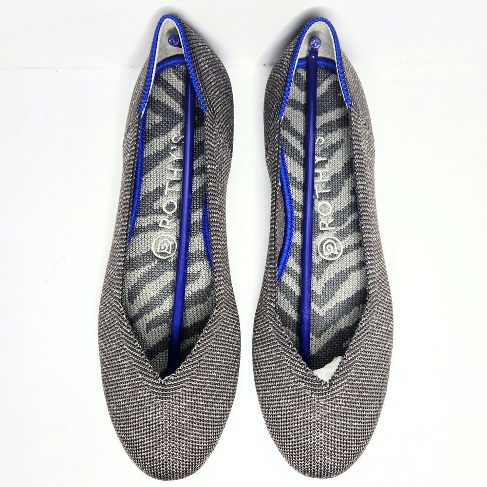 ROTHY'S Shoes Twilight Metallic (RETIRED) RoundToe Flat SlipOn Women 7.5 NEW NIB